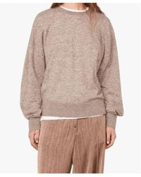 Officine Generale - Crew-Neck Long-Sleeve Sweater - Lyst