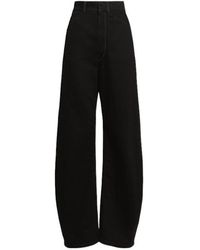 Lemaire - Denim High Waisted Curved Jeans - Lyst
