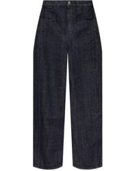 Jacquemus - Le De-Nimes Button-Fastening Panelled Jeans - Lyst