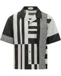 Versace - Pattern-Printed Short-Sleeved Shirt - Lyst