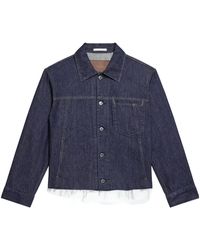 Helmut Lang - Cropped Trucker Jacket - Lyst