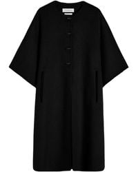 Max Mara - Short-Sleeved Crewneck Coat - Lyst