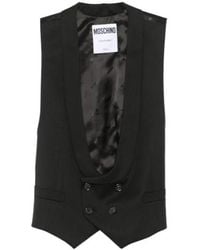 Moschino - Scoop-Neck Waistcoat - Lyst