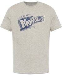 Moncler - Sketch Logo T-Shirt - Lyst