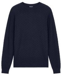 Giorgio Armani - Crewneck Knitted Jumper - Lyst