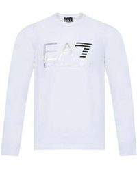 EA7 - Logo Printed T-Shirt - Lyst