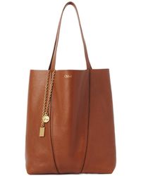 Chloé - Chloé Spin Charm Detailed Tote Bag - Lyst