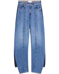 Sportmax - Panelled High-Waisted Jeans - Lyst