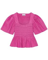 Ganni - T-Shirts And Polos - Lyst