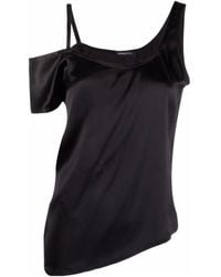Ann Demeulemeester - One-Shoulder Blouse - Lyst