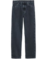 Prada - Triangle-Logo Straight-Leg Jeans - Lyst
