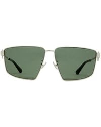 Bottega Veneta - Bv F Aviator Slim Sunglasses - Lyst