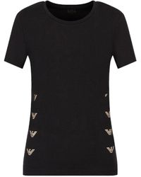 EA7 - Logo-Print T-Shirt - Lyst