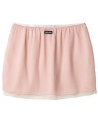 Miu Miu - Chiffon Miniskirt - Lyst