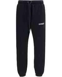 Off-White c/o Virgil Abloh - Heraldic Arrow Cuffed Sweatpants - Lyst