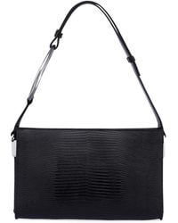 Dondup - Lizard-Effect Ring-Detail Clutch Bag - Lyst