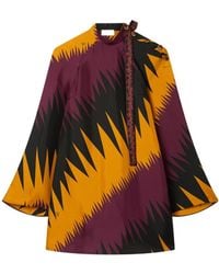 PUCCI - Drago Print Silk Dress - Lyst