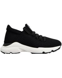 Tod's - Logo Embossed Lace-Up Sneakers - Lyst