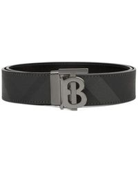 Burberry - Monogram Buckle Reversible Belt - Lyst