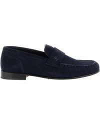 Jimmy Choo - Ellis Suede Flat Shoes - Lyst