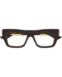 Bottega Veneta - Eyewear Rectangle Frame Glasses - Lyst