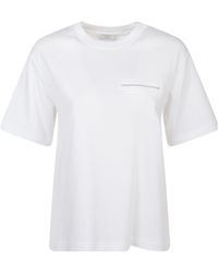 Peserico - Short-Sleeved Crewneck T-Shirt - Lyst