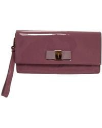 Ferragamo - Rectangular Clutch - Lyst