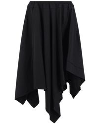 Yohji Yamamoto - Elastic-Waist Skirt - Lyst
