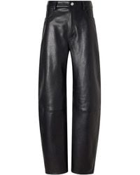Arma - Leather Wide-Leg Pants - Lyst