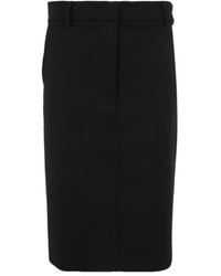 Sportmax - Straight-Fit Stretch Skirt - Lyst
