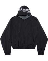 Balenciaga - Cursive Reversible Tracksuit Jacket - Lyst