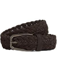 ZEGNA - Braided Buckled Belt - Lyst