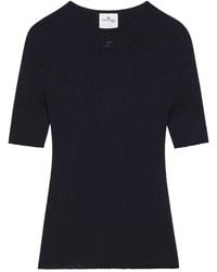 Courreges - Fine-Ribbed Jumper - Lyst