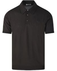 Roberto Collina - Cotton Knit Polo Shirt - Lyst