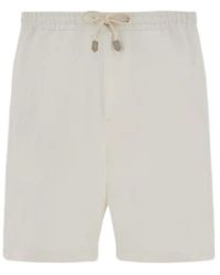Canali - Drawstring Bermuda Shorts - Lyst