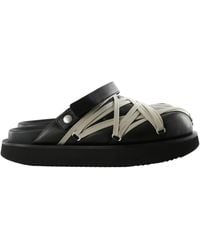 Rick Owens - Crisscross Strap Flat Sandals - Lyst