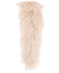 Yves Salomon - Curly-Fur Sheepskin Scarf - Lyst