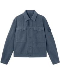 Stone Island - Buttoned Flap-Pocket Jacket - Lyst