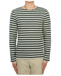 Saint James - Striped Graphic T-Shirt - Lyst