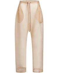 KHAITE - Trenton Drawstring Tapered-Fit Pants - Lyst