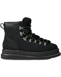 UGG - Leather-Trimmed Shearling Ankle Boots - Lyst
