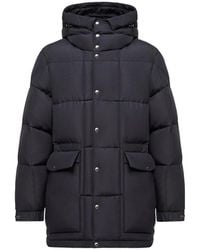 Moncler - Logo Patch Hooded Puffer Jacket - Lyst