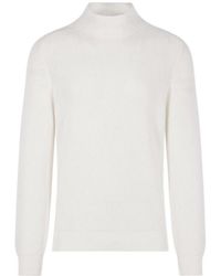 Brunello Cucinelli - Long-Sleeved High-Neck Jumper - Lyst