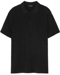 Versace - La Greca Polo Shirt - Lyst