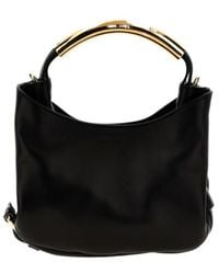 Moschino - Logo Detailed Top Handle Bag - Lyst