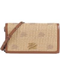 KARL LAGERFELD - K/Autograh Logo-Embroidered Woven Cross Body Bag - Lyst