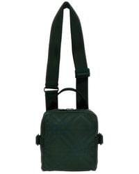 Burberry - Checked Zipped Shoulder Bag - Lyst