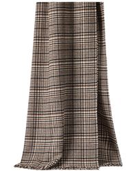 Brunello Cucinelli - Cashmere Prince Of Wales Scarf - Lyst