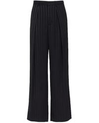 Ann Demeulemeester - Botel Wide Leg Pleated Pants - Lyst