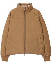 Burberry - Reversible Nylon Puffer Jacket - Lyst